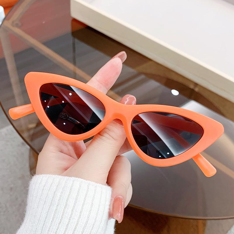 Simple Colorful Cat Eye Sun Glasses Boy Girl Exquisite Cute Luxury Sunglasses Travel Party Children Eyeglasses