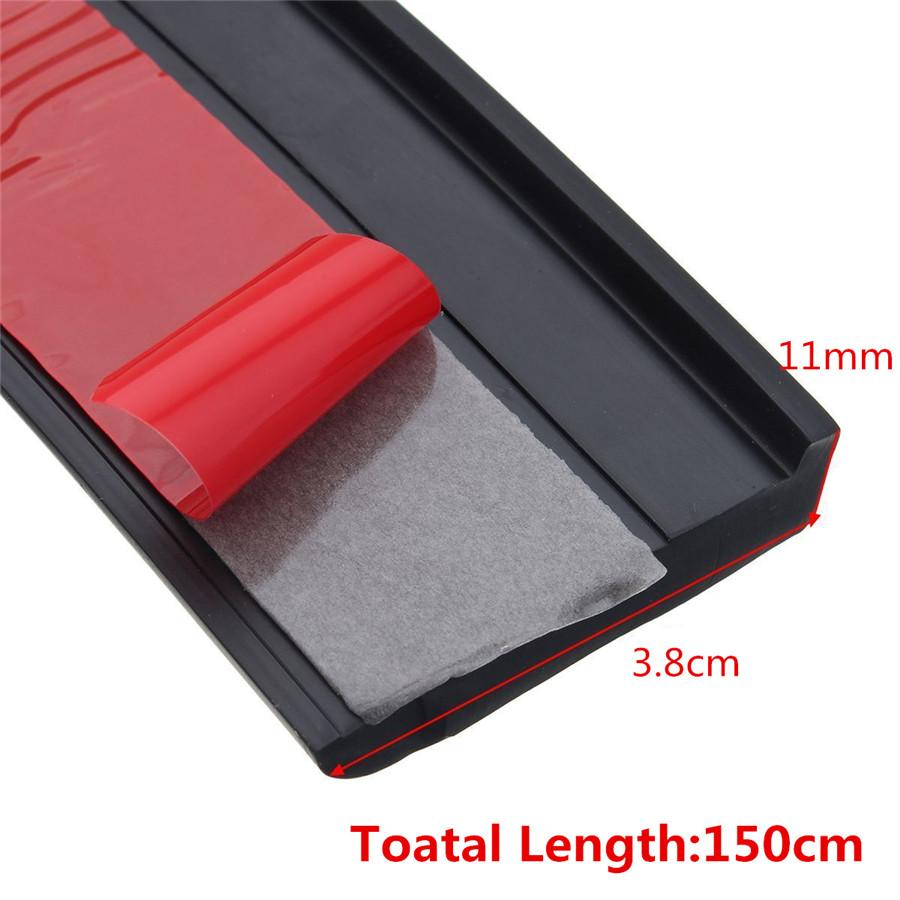 New 2x 59" Universal Car Wheel Fender Flares Trim Protection Strip Rubber Black USA
