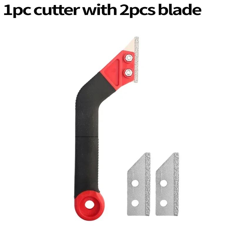 

Professional Tile Gap Cleaning Tool Wall Floor Tiles Joint Cleaner Scraper Cement Dust Cleaning Removal Scraper with Knife Blade