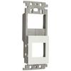 Panasonic Cosmo Series Wide 21 Insulated Mounting Frame for Switch + Outlet with Cosmetic Cover White WTF37111W