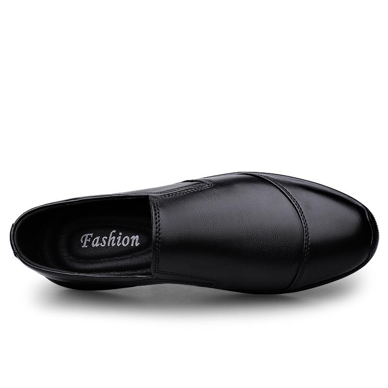 Summer Men 'S Genuine Leather Shoes Casual Slip On Soft Anti -Slip Rubber Loafers Shoes Men Business Office Driving Shoes Man