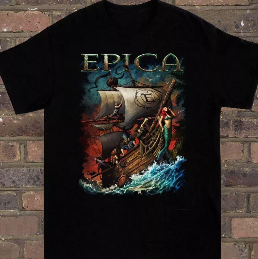 

Футболка группы Epica Хлопковая футболка для мужчин женщин S-2345XL M