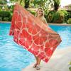 1pc Gradient Orange Beach Towel Quick-drying Super Absorbent Suitable for Swimming Beach Pool Gym Summer Gift for Friends Family