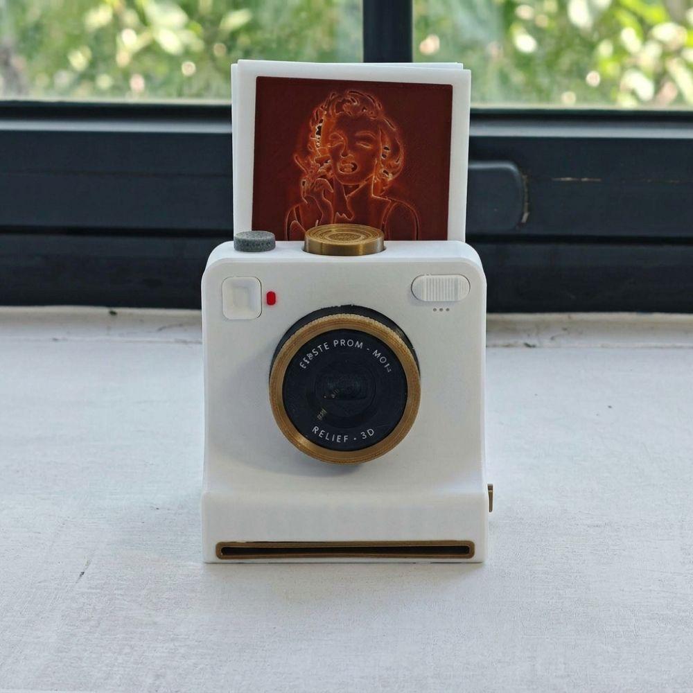 Vintage Look DIY Latte Art Camera Tool Funny Coffee Powder Print Camera Coffee Lovers