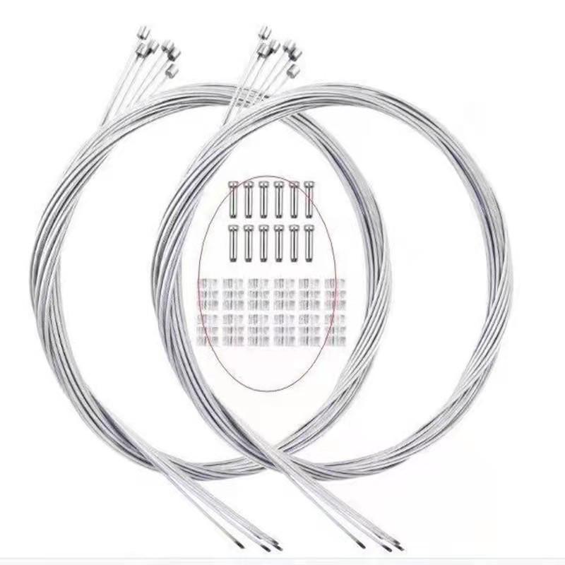 Sada brzdových a radiacich laniek pre horský bicykel