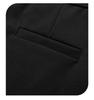High-Waisted Black Slim-Fit Micro-Flared Pants for Women - Petite Suit Trousers for Autumn/Winter 2025