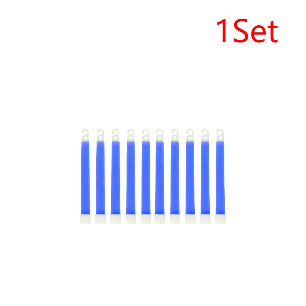 1-2Set Glow Sticks Waterproof 6 Inch Concert Party Outdoor Emergency Light Stick with Hook Non-toxic Hiking Camping Equipment