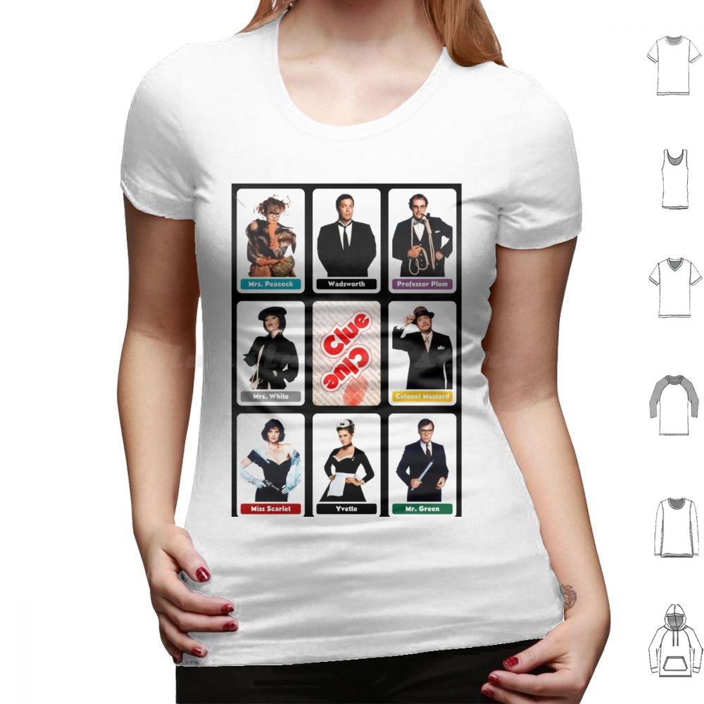 Clue 1985 T Shirt Cotton Men Women DIY Print Red Herring Singing Telegram Too Late Flames Vintage Retro Movie Clue Board