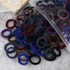 50/100PCS Hair Bands For Kids Baby Girls 3cm High Elastic Mixed Colors Headband Scrunchies Headwear Hair Accessories Gift Holder