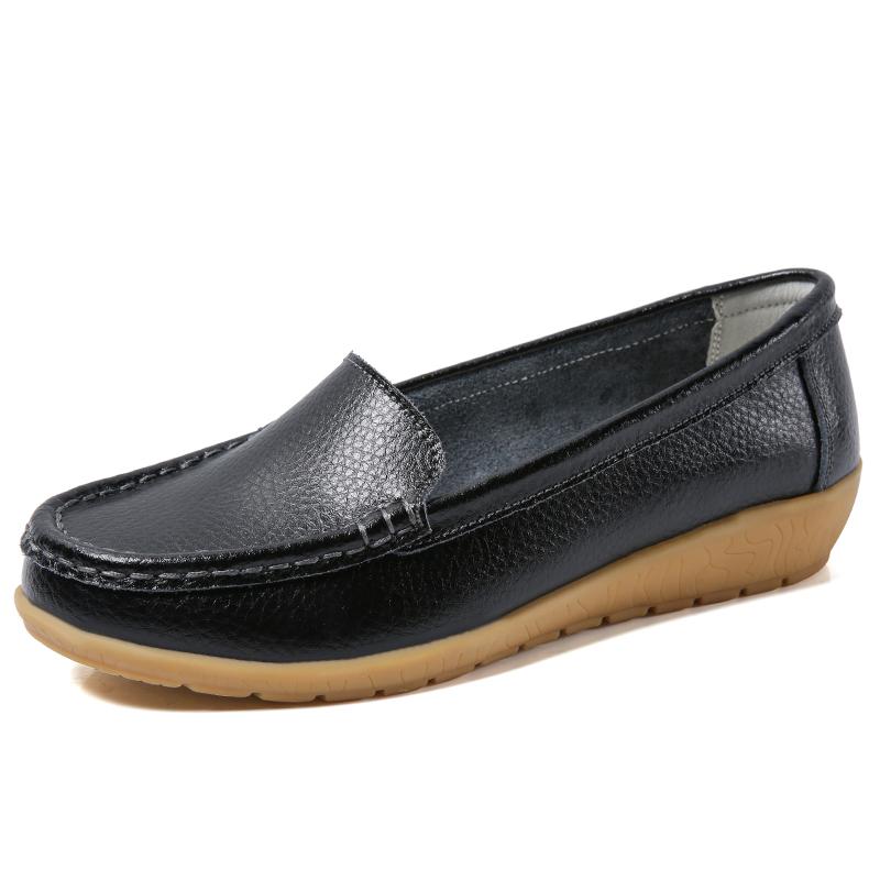 Big Size Women Flats Shoes 2025 Summer Female Casual Loafers Quality Slip-On Zapatillas Mujer Breathable Hard-Wearing