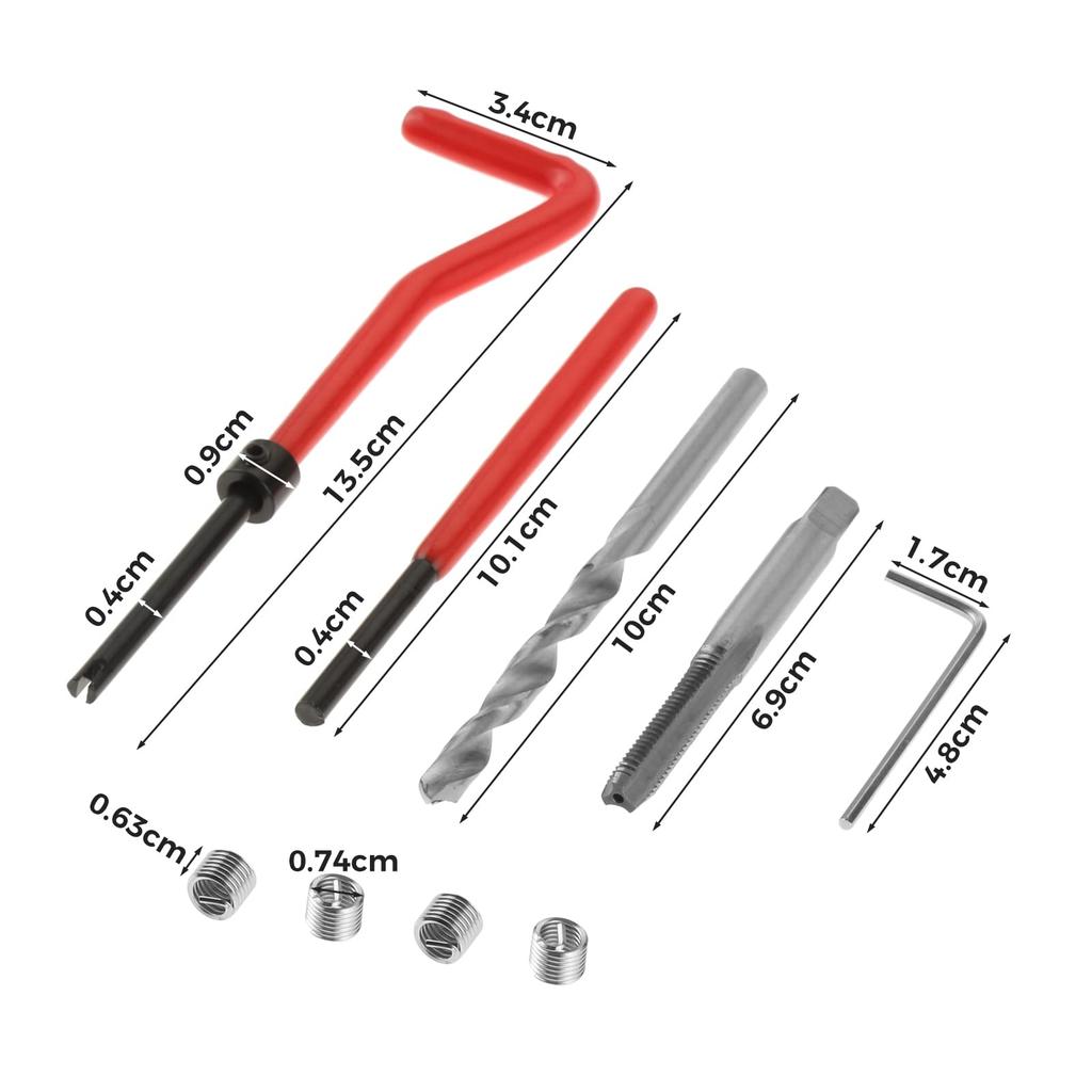 Screw Hole Repair Kit M6 Screw Hole Reclamation Recoil Kit