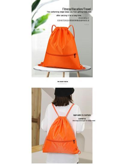 Unisex Waterproof Oxford Drawstring Sports Backpack for Basketball & Climbing