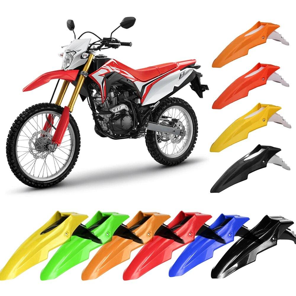 Universal Supermoto Motocross Dirt Bike Front Fender 2072680001 Black Mudguard For Honda Yamaha Suzuki Kawasaki DRZ RMZ XT TW