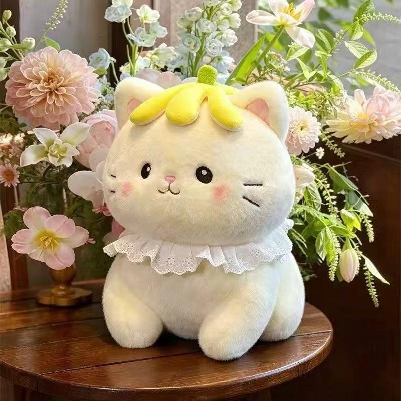 Cat Plush Toy With Short Plush Material For Kids And Collectors