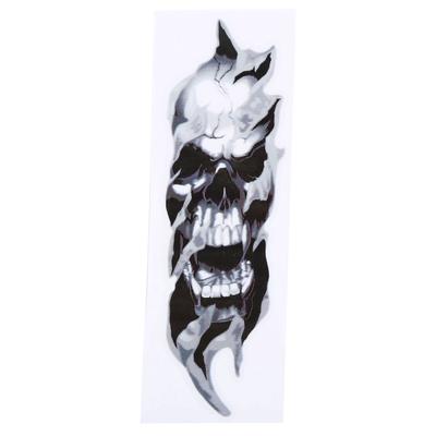 2 Pcs FORK SKULLS Stickers Sportster Softail Dyna Electra Street Glide