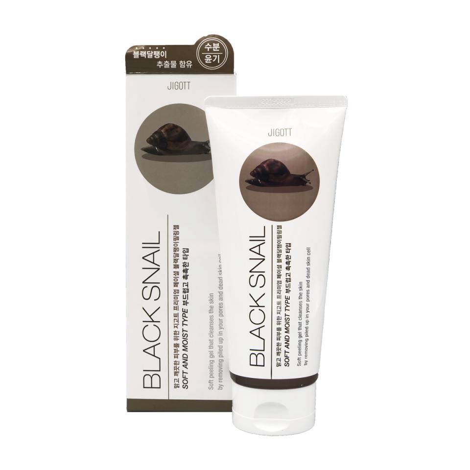

JIGOTT Premium Facial Black Snail Peeling Gel Гель с муцином черной улитки, 180 мл,