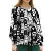 Women's Casual Long Sleeve Single Button Cardigan Animal Print Lightweight Open Front Workwear Top for Caregivers and Professionals