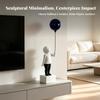 Boy Figurine with Balloon Nordic Style Ornament Minimalist for Entryway, Cabinet