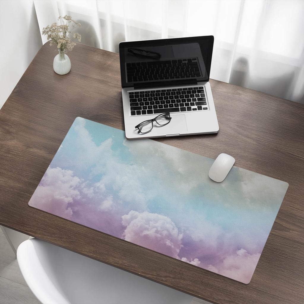 Mata Dekoracyjna Na Stół Z Nadrukiem Premium Pastelowe Chmury 90X45 Cm
