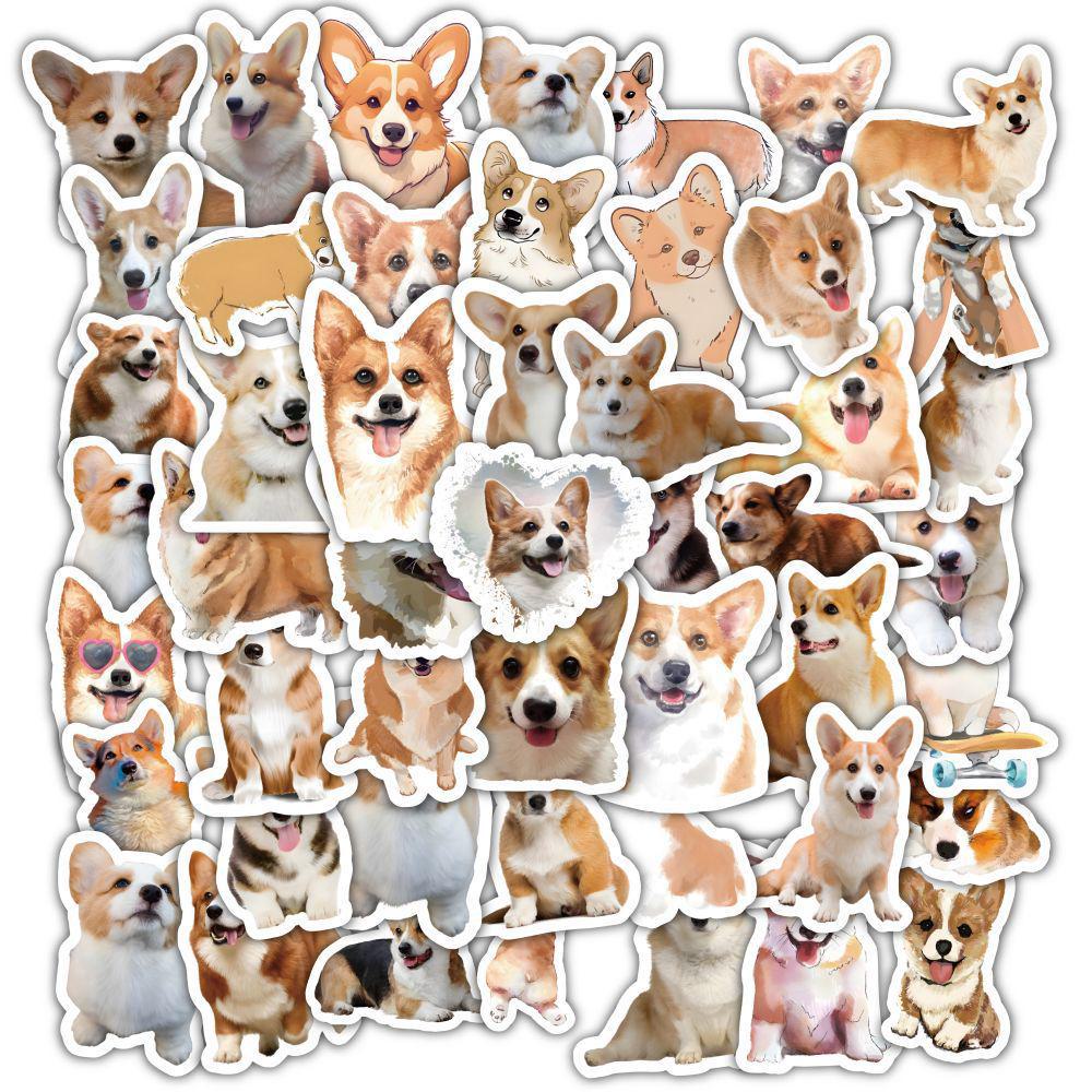 Ychsring 50 Adesivi Animali Selvatici In Vinile – Impermeabili, Rimovibili, Per Bottiglie, Laptop, Telefono, Tazze, Regalo Per Bambini E Adulti (2-6,3 Cm)