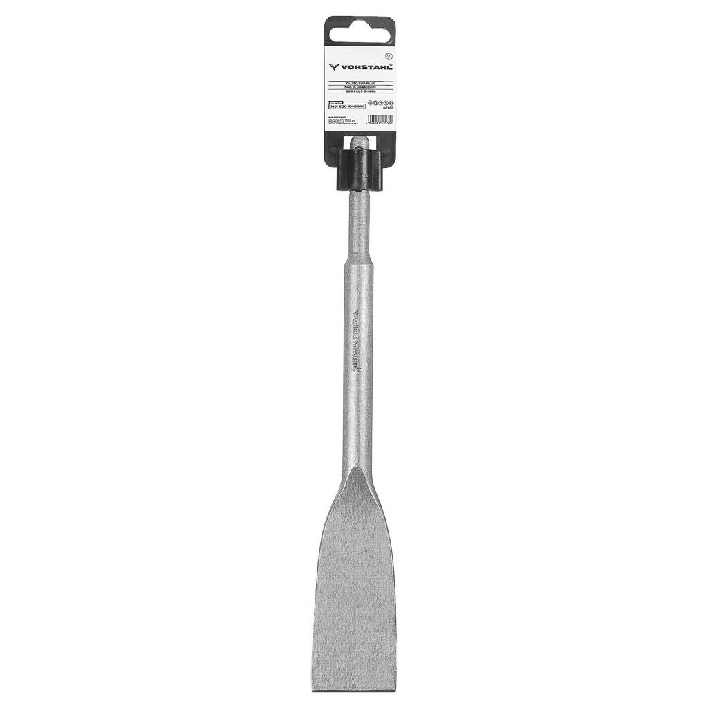Hard SDS PLUS Chisel Curved Wide for Concrete Wall 40x260mm Vorstahl