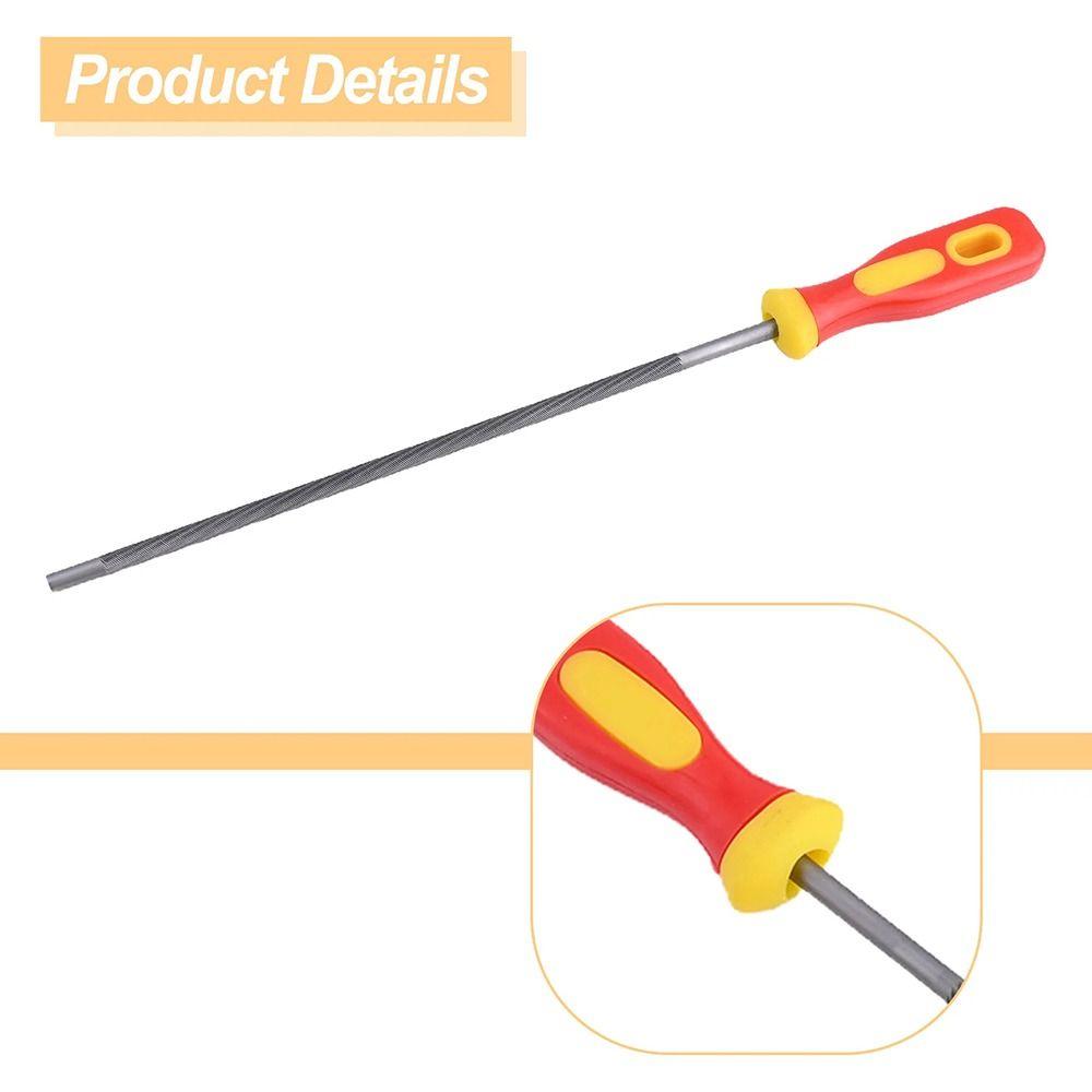 1Pcs New High Carbon Steel Chain Files Round 4.0/4.8/5.5mm Saw Sharpener Plastic Handle Sharpening Tool Hand Tools Accessories