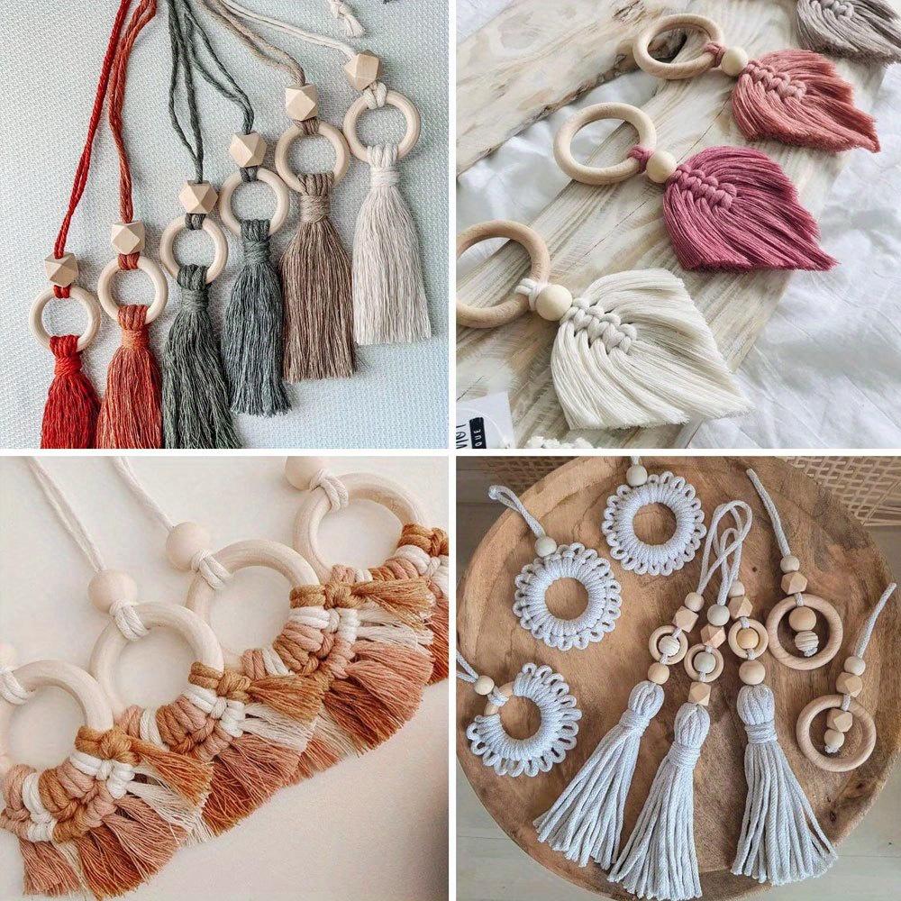 5/10/20 wooden beads, creatively personalized production of perforated wooden beads, various wooden beads, wooden beads, and wooden rings