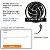 Unique Custom Metal Volleyball Wall Art Contemporary Sports Fan Decor Indoor Outdoor