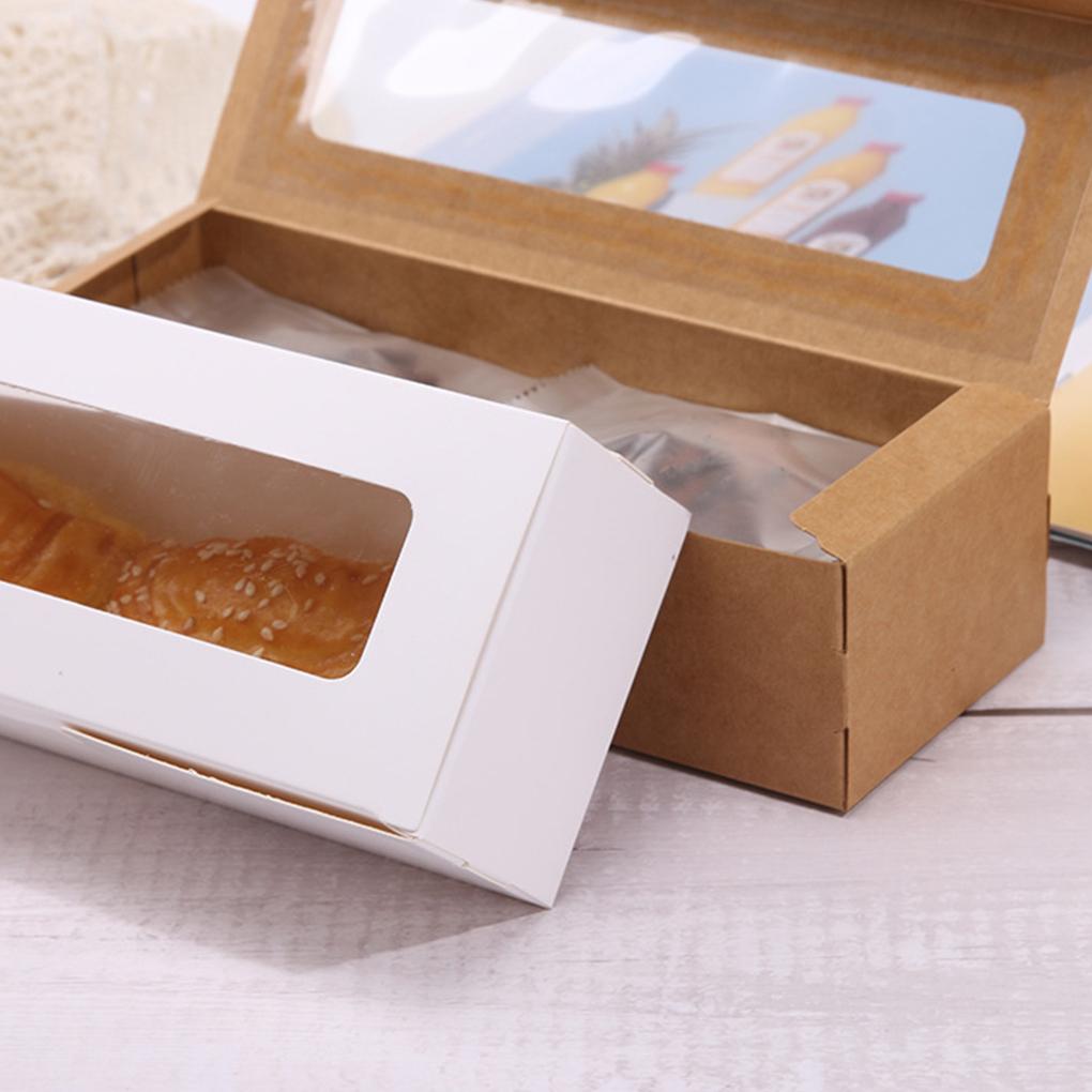 Rectangle Wedding Party Favor Gift Box Portable Storage Boxes with Lid Cake Packaging Case Home Kitchen Bakery