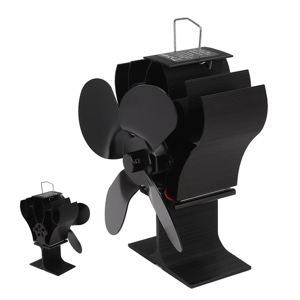 Kamnový ventilátor poháněný teplem Samostartující Žáruvzdorná hliníková slitina 1400 ot/min Termoelektrický ventilátor pro