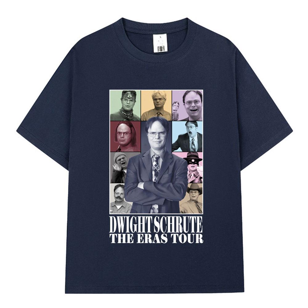 Dwight Schrute The Eras Tour Michael Scott Homage The Office Tshirt Unisex Women Cotton Casual Short Sleeve TShirts Streetwear