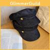 Navy Newsboy Hat With Sunshade For Spring And Autumn Trendy Casual Look