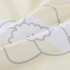Nishikawa Miffy Fits Pillows with Inner PJ04140034 Pillowcase, 63x43cm, Washable, Reversible, Cover, DB4601, Striped, Flower, Yellow,