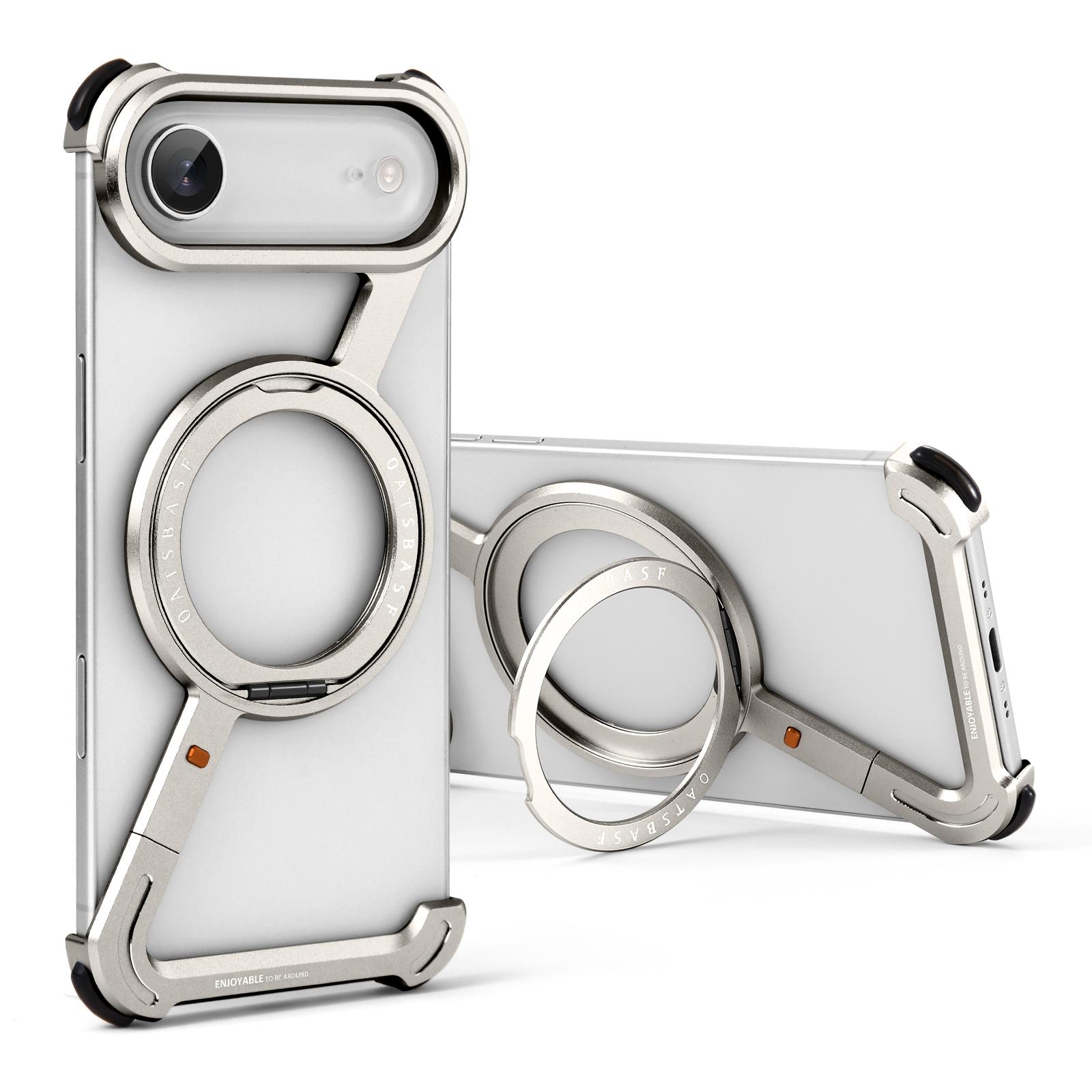 

Eary Z-Shaped Case for iPhone Air for Magsafe Wireless Charging 360°Rotate Magnetic Ring Stand Shockproof Anti-Drop Phone Cover iPhone Air