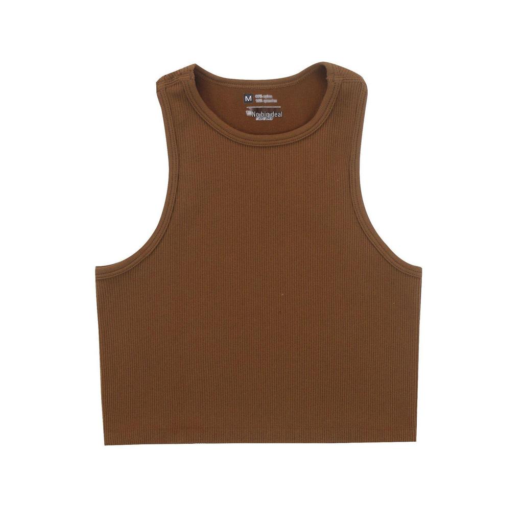 Women's Quick-Dry Elastic Running & Yoga Vest - Sweat-Wicking Cover-Up Top Without Chest Pad