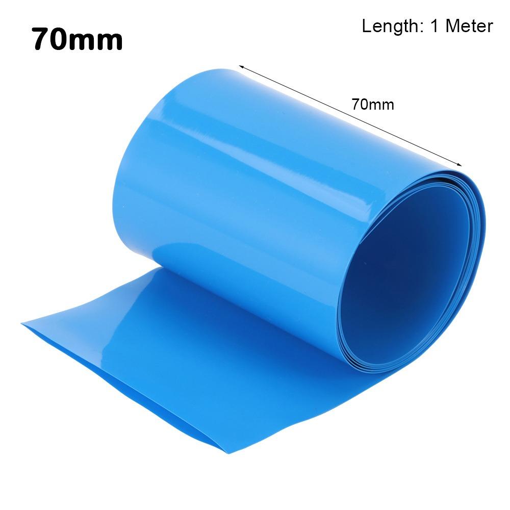 1 Meter/Pack Neue Li-Ionen-Folie Schrumpfschlauch PVC Mehrere Größen Schrumpffolie 18650 Akkupack 70-200mm Breite Bandhülsen