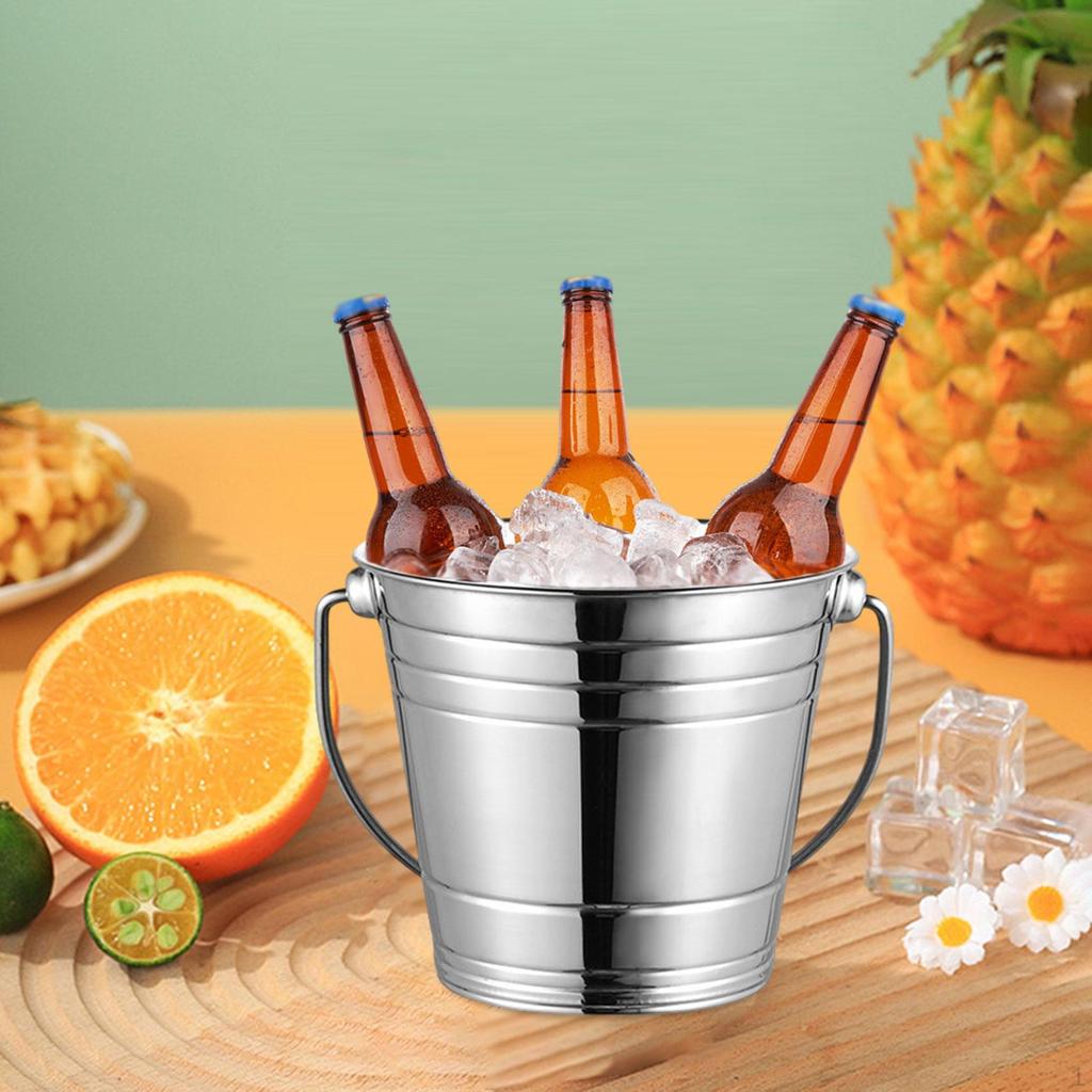 Ice Bucket Drink Cooling French Fries Container Beverage Chilling Snack