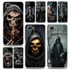 Phone Case For Xiaomi Redmi Note 15 14 13 12 4G 10 11 Pro Plus 5G 14C 13C 12C 10C Soft TPU Cover Grim Reaper Skull Skeleton