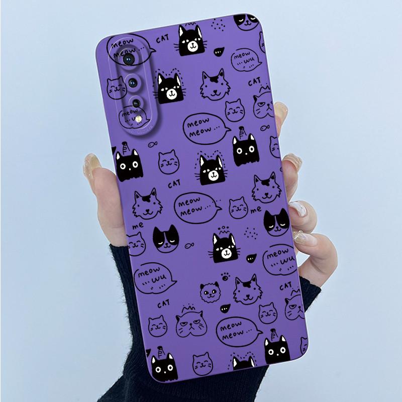 New For Vivo S1 1907 Case Lovely Cartoon Cat Liquid Silicone Soft TPU Shockproof Back Cover For Vivo V17 Neo VivoS1 Phone Case