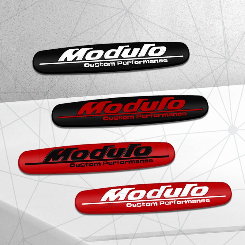 3D Auto Metal Modulo Moduro Badge Car Rear Trunk Emblem Sticker LOGO Decor For Honda Civic City Jazz Vezel Odyssey Accord Fit KU5