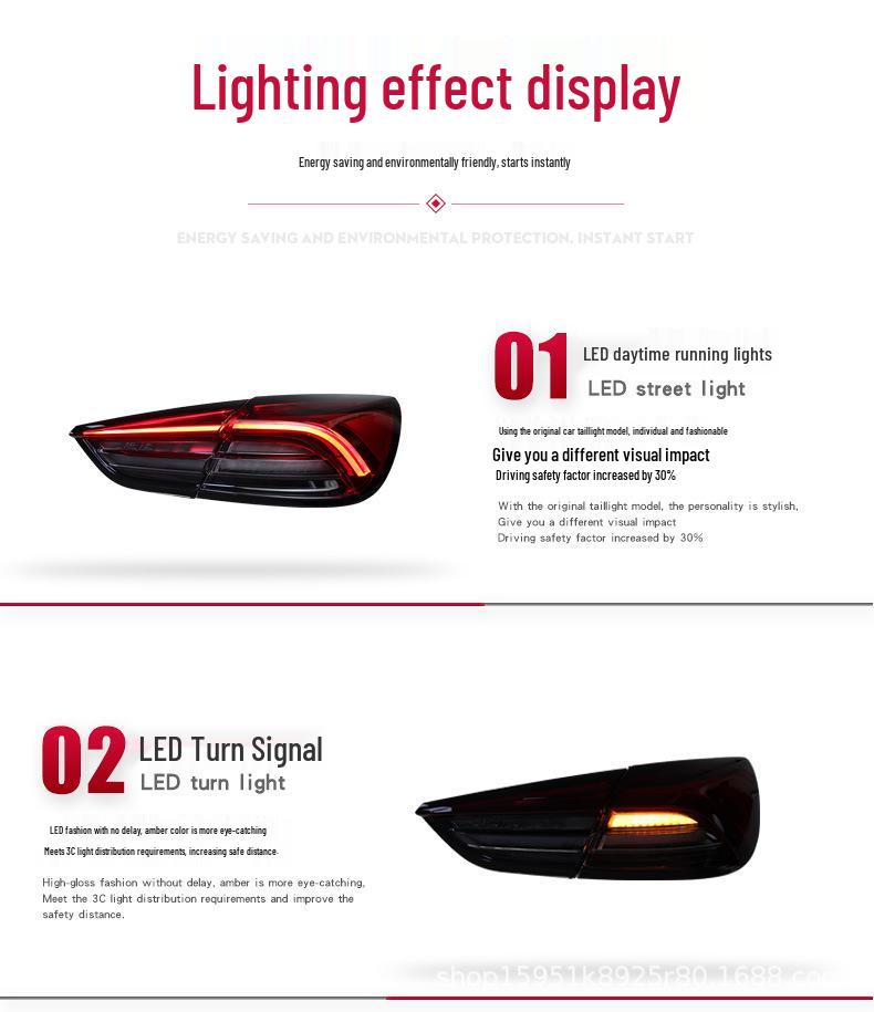 LED Taillights & Turn Signals for Maserati Ghibli