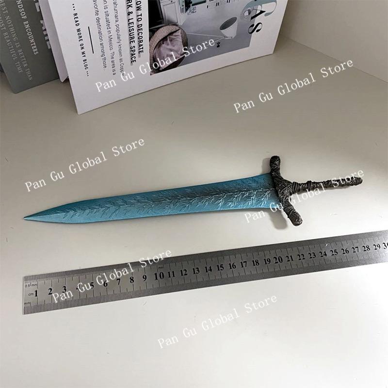 30cm/11.8in Dark Moon Greatsword Weapon Model Game Peripherals Figure Model All Metal Knife Toy Sword Cosplay Ornaments Gifts