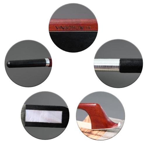 Upright Contrabass Bow, 4/4 Size, German Model, VINGOBOW