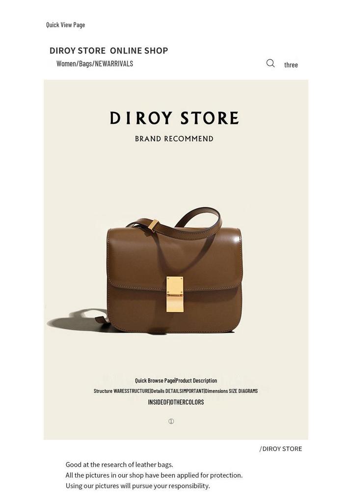 Borsa a Scatola Tofu in Vera Pelle Retrò 2025: Borsa a Tracolla Quadrata di Alta Gamma per Donna - Matrimonio & Moda