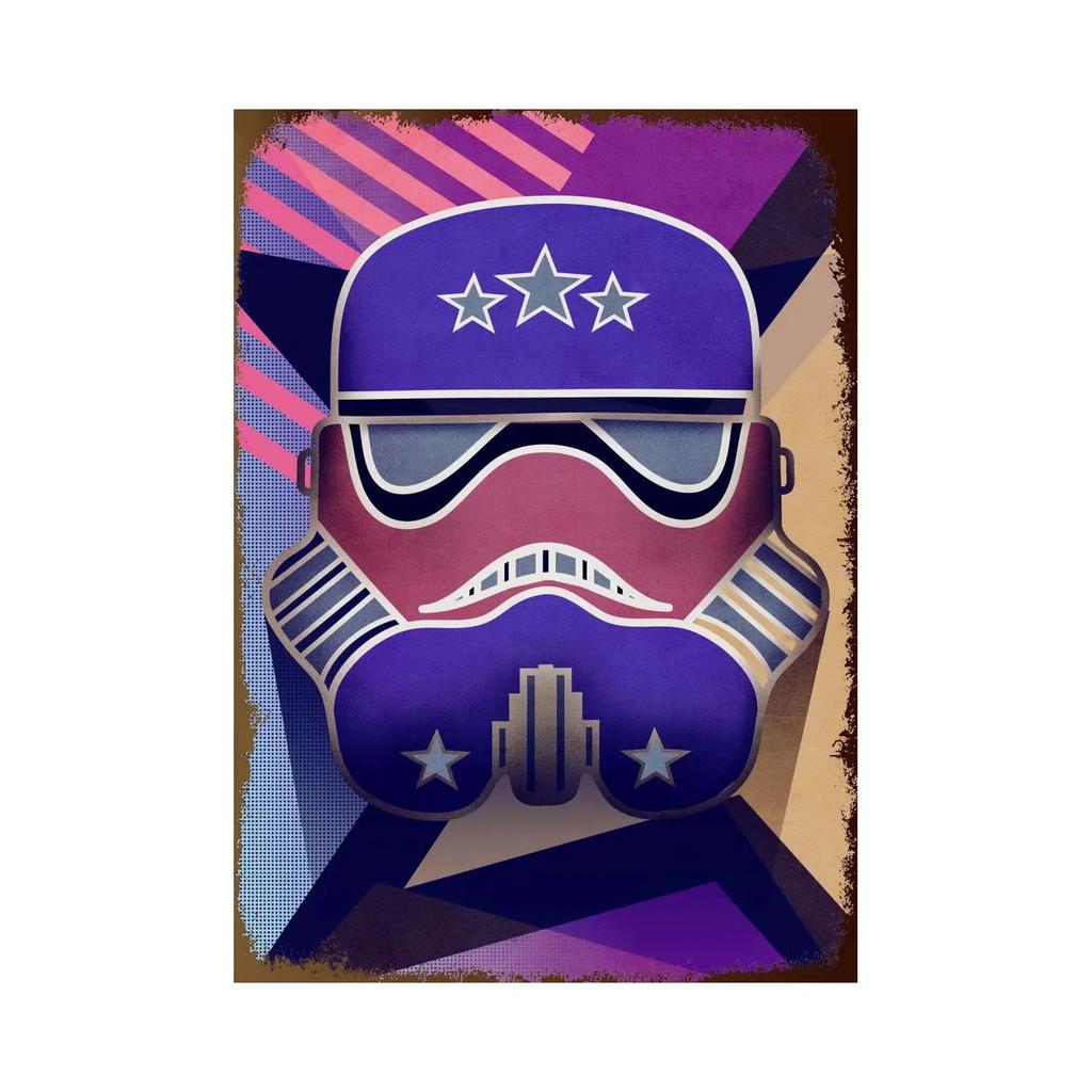 Miniso Classic Movie Metal Tin Sign Comics Posters and Prints Wall Art Picture for Living Room Home Decor