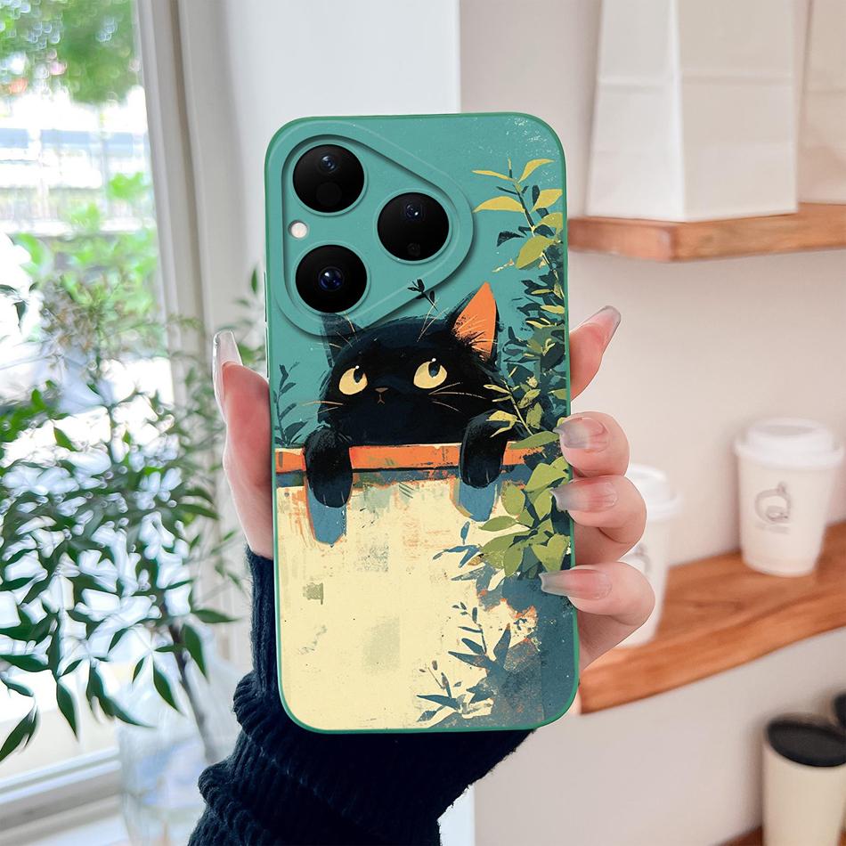 For Huawei Pura 80 Pro Plus Ultra 5G Phone Case Simple Design Cute Shell For Huawei Pura80 Full Protection Shockproof Soft Funda