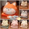 Thickened Cartoon Animal Pillow Hand Insertion Type Nap Pillow Throw Pillow Blanket  Summer Winter
