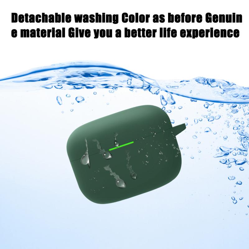 Silicone Earphone Case Bluetooth-compatible Headphone Protective Cover Shockproof Bag Compatible For