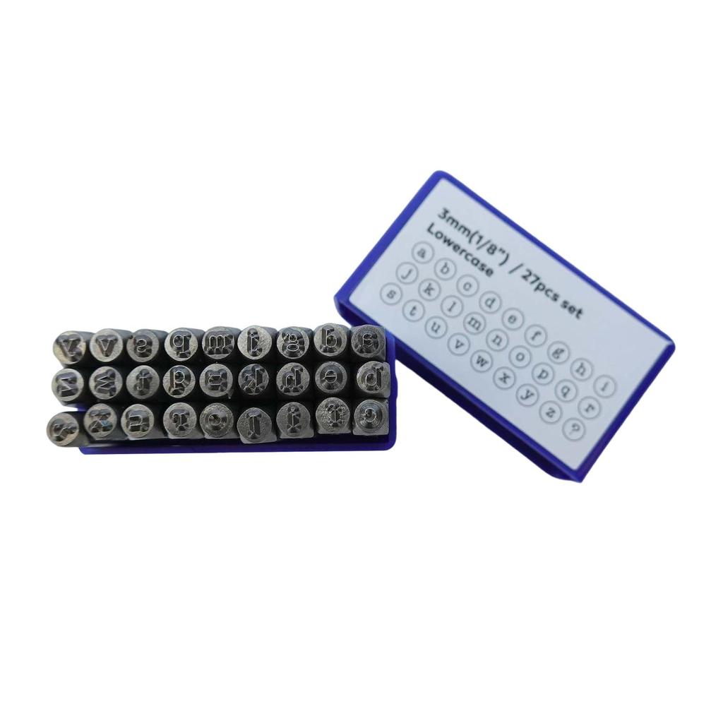 Metal Stamping Tool Kit Embossing Jewelry Making Jewelry Craft Stamping Punch Set for Steel Paper