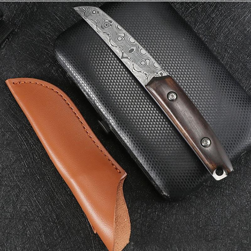 Damascus Pattern Stainless Steel Forged Kitchen Fruit Knife Boning Knife Meat Cleaver Cutter Vegetable Knife